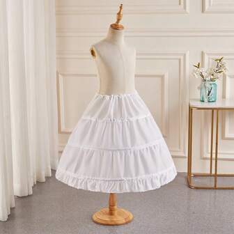 1 st. minikjol med snörning och midjeband, 3 stålben, ca 55 cm max diameter, lämplig för jul och vinterkläder för kvinnor