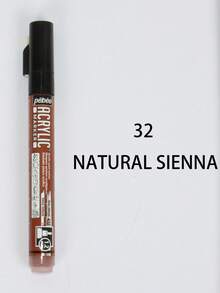 1 支 Pebeo 丙烯马克笔 1.2 毫米涂鸦防水高光笔非水溶性丙烯马克笔和 1 支 Pebeo 水彩马克笔，配有水溶性软头彩色刷，适用于学校用品，返校