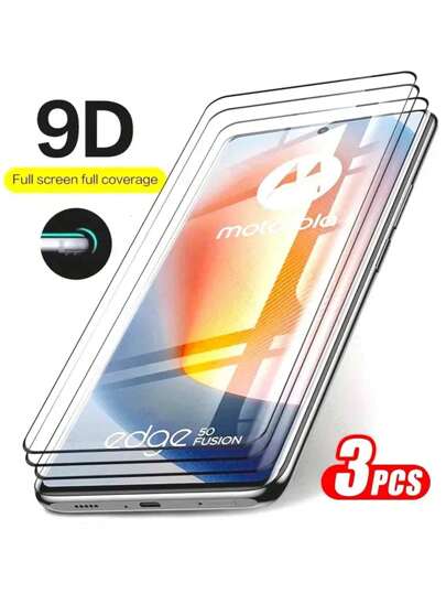 3 Pcs Screen Protectors For For Moto Edge 50 Ultra 50 Fusion 50 Neo 50 Pro 50 40 Neo (2024) G35 G75 G45 G64 G84 G85 Tempered Glass, 9H Hardness Protective Glass, Anti-Scratch, Anti-Bubble Screen Protectors, HD Clear Protective Film Waterproof Shockproof Anti-Fall Anti-Fall Anti-Fingerprint Full Cover Screen Protection Essentials, Applicable To Daily Shield, Office, Home Phone Screen Protector Phone Accessories Scratch Resistant