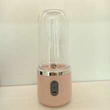 1 Peça Liquidificador Elétrico Portátil Sem Fio, Mixer de Smoothie Mini com 6 Lâminas e Copos Duplos, Liquidificador de Suco de Frutas Recarregável por USB-C, Mixer de Copo de Smoothie Multifuncional, Ótimo para Vegetais, Frutas, Milkshakes