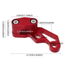 1pc Aluminum Motorcycle Brake Pipe Clamp Protector Oil Pipe Clamp Universal Brake Bracket Motorcycle Modified Accessories