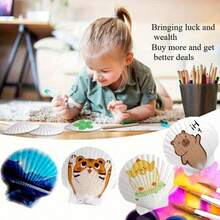 5PCS Natural White Fan Shells - Available For Purchase In Sets Of 5-100 Pieces, DIY Handicrafts, Home Decor, Beach Weddings And Coastal Wall Art, Exquisite Decorative Shells | Floral Shell Embellishments | Smooth Shell Surfaces - White - View 5