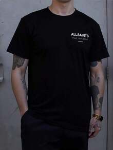 Playera Camiseta All Normal LL Unisex Oversize - Negro - Ver 2