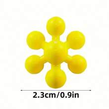 190 件 3D 雪花 DIY 互锁拼图积木套装 - 复活节、圣诞节和捐赠的益智塑料组装玩具、儿童玩具、积木、拼图、学龄前儿童旋转雪花塑料组装玩具（袋装）