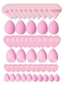 50/40/30/20/10/5pcs Makeup Kit, Including: 10 Pieces Of Liquid Makeup Sponge+10 Pieces Of Mini Liquid Makeup Sponge+10 Pieces Of Triangular Powder Puff For Loose Powder And Makeup Set+10 Pieces Of Air Cushion Powder Puff For Facial Makeup+10 Pieces Of Mini Air Cushion Powder Puff,Makeup,Cheap,Room Decor,Vanity,Travel,Bedroom,Makeup Accessories,Puff,Makeup Blender,Powder Puff,Makeup Sponge,Cheap,Stocking Stuffers,Makeup,Makeup Tools,Cheap Stuff,Gifts,Gifts For Women,Christmas Gifts