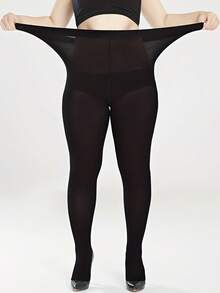 1双彩色女士高腰半透明连裤袜，加厚尼龙材质，秋冬季防勾丝弹力塑形连裤袜，裸色半透明多色可选，适合舞蹈和日常休闲穿着，时尚百搭，防勾丝材质，高腰设计，舒适保暖 - 彩色 - 查看 5