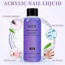 Professional Monomer And Brush Cleaner Set For Acrylic Nail Systems – Fragrance-Free, Fast-Dissolving Gel Residue Remover, Acrylic Nail Extension And Carving – Complete Manicure Tool Care Kit - Multicolor - View 5