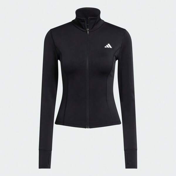 Adidas Jaqueta Feminina WE ZP THRU JKT, Cardigan com Capuz de Malha JM9185