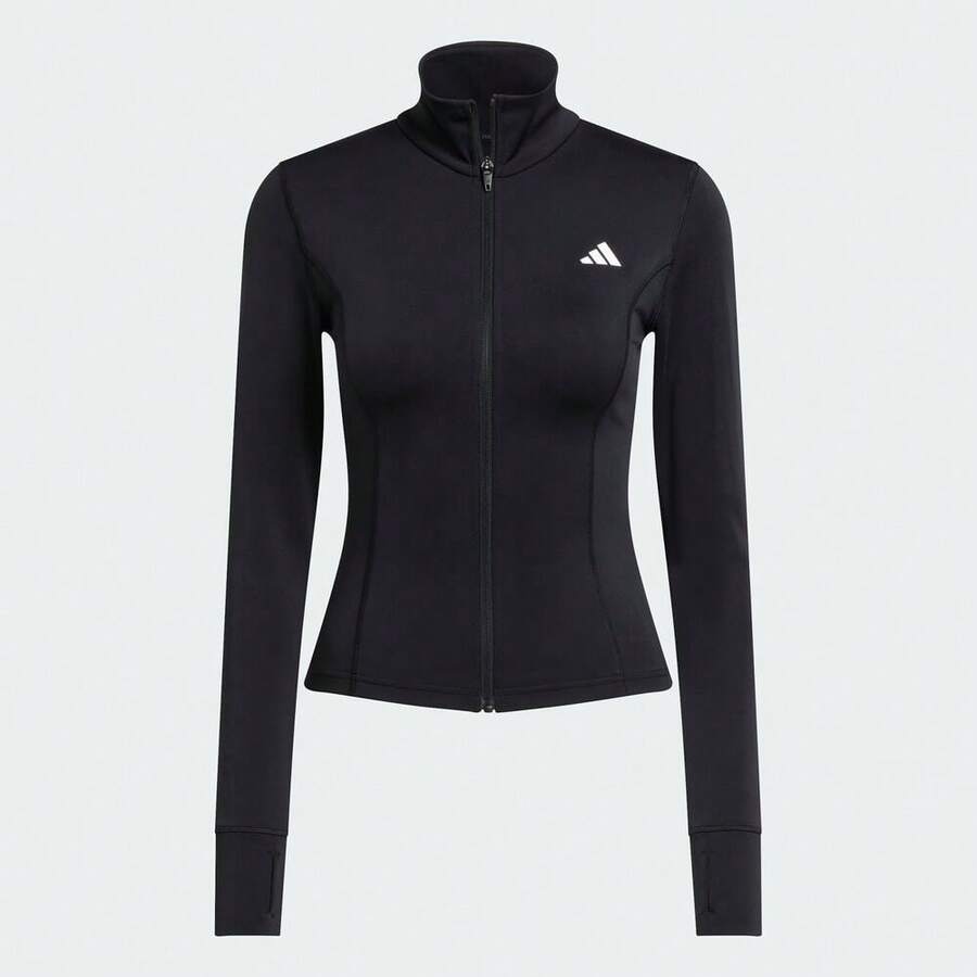 Adidas Jaqueta Feminina WE ZP THRU JKT, Cardigan com Capuz de Malha JM9185
