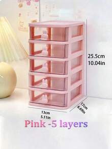 Hộp đựng trang sức màu trắng và hồng, nhiều màu/nhiều tầng/2 tầng/3 tầng/4 tầng, thích hợp cho gia đình, bàn làm việc, đựng đồ nhỏ, ngăn kéo, hộp đựng đồ màu hồng dành cho phụ nữ và trẻ em, phụ kiện tóc. - Nhiều màu - Xem 15