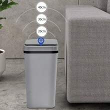 Sensor Trash Can, 12L/3.17Gal Automatic Trash Can With Lid, 3 Modes Trash Can With Smart Sensor, Kitchen Trash Can, Trash Can For Bathroom, Kitchen, Office, Living Room, Touchless Automatic Waste Bin, Wastepaper Basket, Bathroom Trash Can