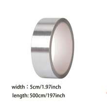 Waterproof Aluminum Foil Tape For Kitchen & Bathroom - Anti-Mold, Heat Insulation Countertop Sticker, 1 Roll - For Home Repair & DIY Projects - Suitable For All Seasons - Great Gift For Homeowners