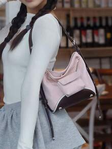 Dedoo 2025 New Pink High - End Bucket Bag, Under - Arm Bag For Women, Bags With A Laid - Back Feel, Dopamine - Style Small Cross - Body Bags - Pink - View 5