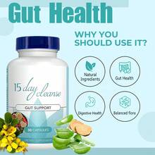 15 Day Cleanse - Gut And Colon Support | Caffeine Free | Advanced Formula With Cascara Sagrada, & Psyllium Husk | 1 Bottle Of 30 Capsules - 1瓶 - 查看 5