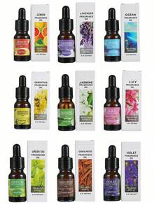 1pc Plant-Based Essential Oil, Air Freshener, Deodorizer, Suitable For Aroma Diffuser, Humidifier, Home, Bedroom, Office - Multicolor - View 1