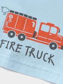 Balabala Baby Boys Cotton Underwear 3 Packs Boxer Shorts Soft Comfy - White and Blue - View 6