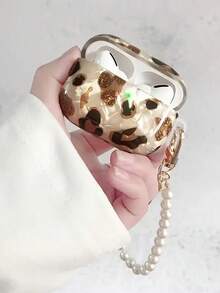 Cheetah,Leopard Print Leopard Print Soft Silicone Protective Case For Apple Bluetooth Earphones, Foldable And Lightweight - Multicolor - View 30