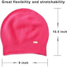 Women Beanie Hat - Rose - View 4