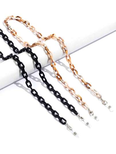 1 chiếc dây đeo kính acrylic, dây đeo kính thời trang thủ công dành cho nữ, vật dụng cần thiết cho du lịch biển.