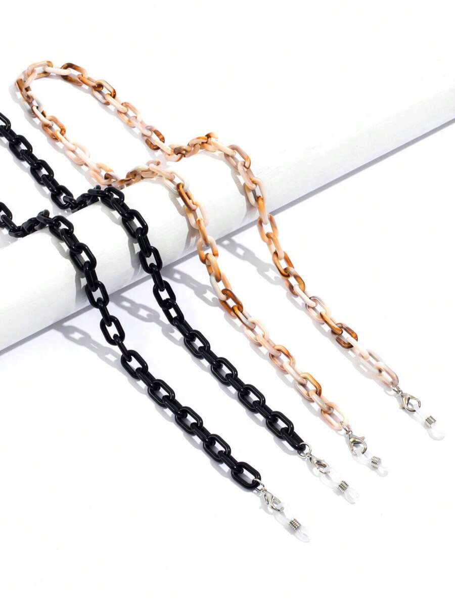 1 chiếc dây đeo kính acrylic, dây đeo kính thời trang thủ công dành cho nữ, phụ kiện cần thiết cho du lịch biển, các hoạt động ngoài trời, kỳ nghỉ, du lịch, phụ kiện trang phục và quà tặng. - Nhiều màu - Xem 1