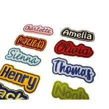 Custom 1/3/5pcs Embroidered Name Patches - Personalized Iron On/Sew On 3-6inch Patch For Jackets, Hats, Mom Gifts Custom Embroidered Name Patches - Personalized Iron On/Sew On Patch For Jackets, Hats, Mom Gifts, Multi-Functional, Durable, Ornamental, Reusable, Exquisite, Stylish, High-Quality, Colorful, Personalized, Unique, Ideal Gifts For Him, Tea Room, Home, Garden, Office, For Anniversaries, For Valentine's Day, For Mother's Day, For Birthdays, For Father's Day, For Graduation, For Weddings, For Housewarming, Warm Ambience, Winter Grace - Multicolor - View 8