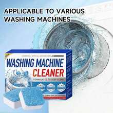 Washing Cleaner Descaler 12 Pack - Deep Cleaning Tablets HE Front Loader & Top Load Washer, Septic  -Friendly Deodorizer, Clean Inside Drum And Laundry Tub Seal - 12 Month Supply  Multifunction Strong Deodorization - 彩色 - 查看 7