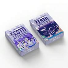 OUZEY 55 piezas - Tarjetas LOMO de celebración del 10mo aniversario de BT21 de KPOP. Tarjetas LOMO personales del nuevo álbum ECHO de JIN. Apoyo a las tarjetas LOMO del nuevo álbum "Proof" de Bulletproof. JUNG KOOK. Tarjetas LOMO de alta definición de doble cara de la banda masculina de música. Tarjetas coleccionables para fans. Regalo de San Valentín o cumpleaños que se puede dar a amigos. - Multicolor - Ver 10