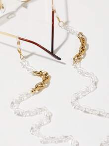 1 chiếc dây đeo kính thời trang bằng acrylic cá nhân hóa, phụ kiện kính mắt bằng acrylic. - Acrylic - Xem 1