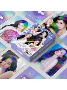 Kpop Skz+Seventenn Aespa Chan,L Ee Know,Changbin,,,S Eungmin,I.N, 人气组合应援卡, K-POP 收藏卡, 新款贺卡, 卡片收藏展示, 流行音乐周边, 盒装装饰卡