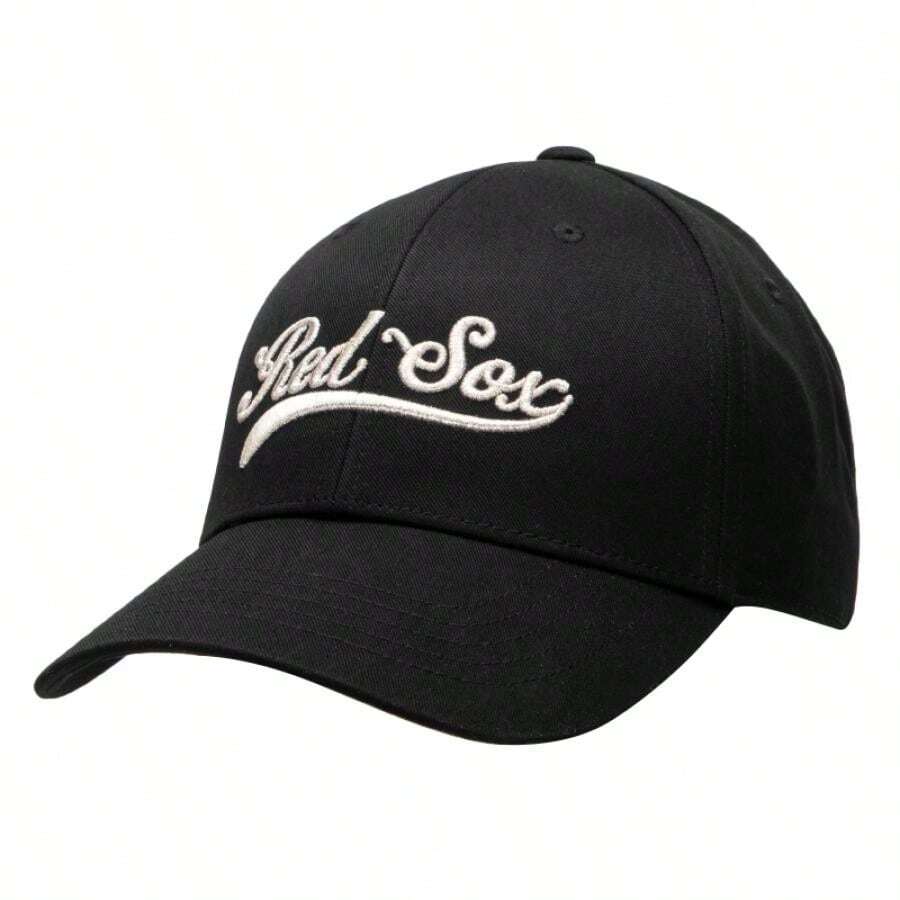 MLB Șapcă de baseball unisex Varsity cu scriere cursivă strălucitoare, pălărie cu vizieră de soare, casual, pentru călătorii în aer liber, 3ACPVL54N-43BKS