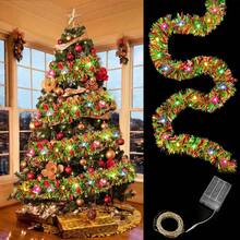 5m Colorful String Lights, Shimmering Christmas Tinsel Garland LED Lights For Christmas Tree, Living Room, Wedding, Party Decorationchristmas Decoration XMAS Decor Christmas Tree Gift Decor Thanksgiving Wedding Home Decor Home Decor Fall Decor Autumn Decor Birthday Decorations For Gifts Party Supplies Indoor Outdoor Garden Holiday Festival Decor Halloween Decor Wall Decor Halloween Ornamentschristmas Decoration XMAS Decor Christmas Tree Gift Decor Thanksgiving Wedding Home Decor Home Decor Fall Decor Autumn Decor Birthday Decorations For Gifts Party Supplies Indoor Outdoor Garden Holiday Festival Decor Halloween Decor Wall Decor Halloween Ornaments