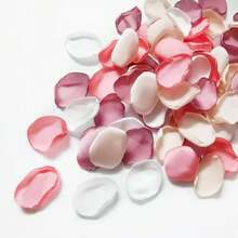 100pcs/Pack Artificial Silk Cream Rose Petals For DIY, Ideal For Holiday Parties And Wedding Decor Best Gifts,Wedding Decor,Home Decor ,Room Decor Party Favors Bride Birthday Graduation Birthday Decorations Party Decorations Bachelorette