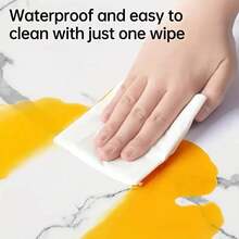 10/20/50pcs Marble Effect Self-Adhesive Wall Tiles, Vinyl Foam Wall Stickers, Waterproof And Moisture-Proof, Easy To Clean And Cut, For Bathroom, Living Room, Kitchen, Bedroom Renovation - Multicolor - View 11