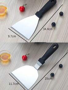 Espátula para bistec de acero inoxidable para barbacoa, tenazas para parrilla Hibachi y tortitas, pala gruesa para servir pizza - Herramientas de cocina - Multicolor - Ver 30