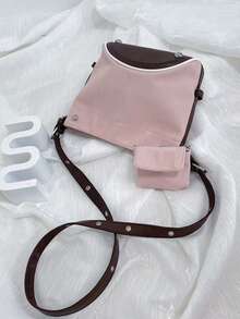 Dedoo 2025 New Pink High - End Bucket Bag, Under - Arm Bag For Women, Bags With A Laid - Back Feel, Dopamine - Style Small Cross - Body Bags - Pink - View 4