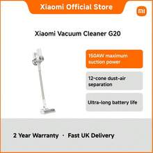 Xiaomi Vacuum Cleaner G20 – 460W Powerful Cordless Stick Vacuum With LED Electric Brush, 0.6L Dustbin, Wall Mount Storage & 25.2V Battery, Ideal For Deep Home Cleaning - UK Plug(220-240V) - View 1