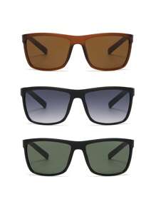 Fashionable Sunglasses For Men And Women, High-Definition Fantasy Lenses, Retro Square Frames, Fashionable And Multi-Color Optional, Classic Glasses, Uv400 Protection, Suitable For Daily Wear, Driving, Fishing, Street Shopping, Photo Props, Is A Great Gift For Holidays