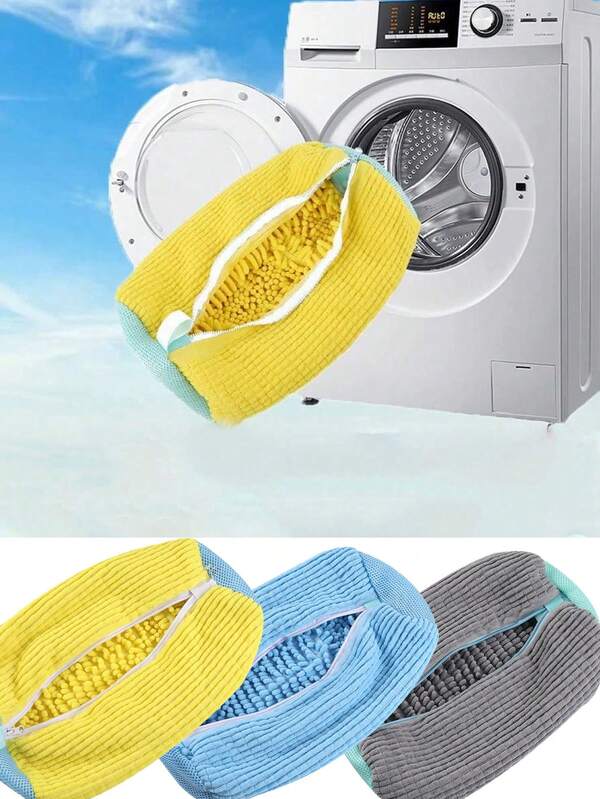 3-1 Pc Shoe Washing Bag With Zipper Closure,Washing Machine Shoe Bag, Washing Machine And Dryer Shoe Bag, Reusable Shoe Washing Bag And Dryer, Suitable For All Types And Sizes Of Shoes, Suitable For Dryer, Gift For Mom, Clothing Bag