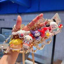 三丽鸥天使吊饰 - 官方授权配饰，饰有梦幻天使图案。可调节链条，细节精致，完美搭配包袋或钥匙，提升您的日常造型。 - 綠色 - 查看 7