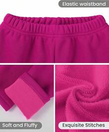 Halloween Kids Costumes Girls Winter Warm Cotton Fleece Lined Leggings Thick Thermal Tights Pants