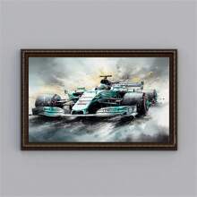 优质 5D DIY 钻石画套装 - 酷炫跑车设计、全圆钻帆布艺术套装、工艺和缝纫用品，20.07x29.97 厘米 - 彩色 - 查看 3