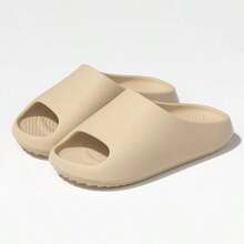 ASHALI Women's Indoor Slippers, Bathroom Waterproof Anti-Slip Slippers, Couples Style - Beige - View 3