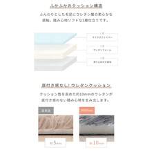 シャギーラグ 洗える ラグマット オールシーズン カーペット 秋冬用 2畳 3畳 滑り止め付 ホットカーペット対応 ラグマット シャギーラグ 秋 冬 おしゃれ 厚手 北欧 西海岸 絨毯 母の日 送料無料 - 絞り染めLグレー - チェックする 5