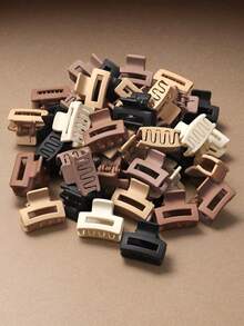 15/20/30/40 piezas Clips de pelo mini multifunción, Clips de pelo de moda adecuados para niñas, Clips de flequillo simples y clips de pelo retro, Pinzas de pelo, Clips de pelo, Horquillas, Clips de pelo, Clips de pelo, Horquillas, Accesorios para el cabello, Adecuados para disfraces de vacaciones de niñas - Multicolor - Ver 2