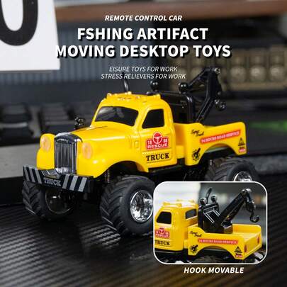 سيارة شاحنة بيك أب صغيرة بمقياس 1:64 للتحكم عن بعد بتقنية 2.4 جيجاهرتز، لعبة سيارة للأطفال، طراز جديد من سيارات البيك أب المعدنية للتحكم عن بعد، تحكم متعدد الأوضاع بالتطبيق مع إضاءة LED، لعبة سيارة بيك أب صغيرة للمدينة، يمكن استخدامها أيضًا كديكور على المكتب، هدية عيد ميلاد/عيد الميلاد مثالية للأولاد والبنات