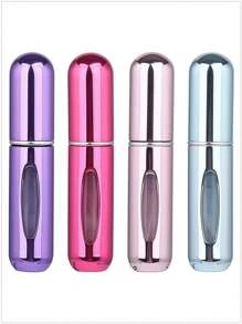 5pcs/4pcs/3pcs/2pcs/1pc Portable Refillable Travel Perfume Bottles, 5ml Travel Size Atomizer Sprayer, Pocket Perfume Containers, Travel Spray Bottles, 5ml Bottom Refill Perfume Decant Vials, Reusable Travel, Pressing Dispenser Sample Bottles, Back To School Essentials, Small Water Bottles For School, Women Decorative Accessories - Multicolor - View 56