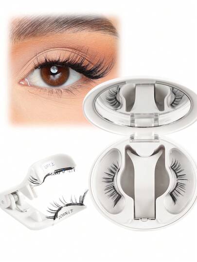 [ Magnétique Doux ] Une paire de faux cils magnétiques doux, naturels et réutilisables, sans colle, faciles à porter, légers, convenant au maquillage naturel, aux courses quotidiennes, à Noël, aux festivals de musique, au Nouvel An, aux rendez-vous, aux bals et à d'autres occasions diverses - 1 style de bandes de cils, cils, faux cils