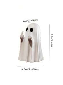 Süße Geister Halloween Deko, kreative gruselige Geister Figur geeignet für Zuhause, Büro, Party, aus Kunststoff, passend als Geburtstagsgeschenk, Halloween Dekoration