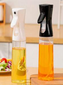 1pc 200ml/300ml/500ml Household Kitchen PP Spray Bottle, Oil Control Spray, Reduce Oil, Suitable For Grill Pan, Air Fryer, Olive Oil Etc., Can Spray Olive Oil, Soy Sauce And Vinegar - Ideal For Air Fryer, Grilling, Salad And Baking - Kitchen Gadget, Olive Oil Spray Bottle - Multicolor - View 3