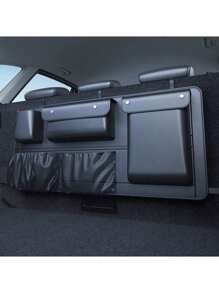 1 pieza Bolsa de almacenamiento para coche, Organizador de coche multifuncional, Bolsa de almacenamiento para el maletero - Negro - Ver 9